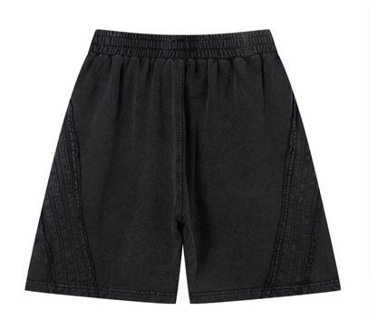 Vintage Wash Raw Edge Shorts