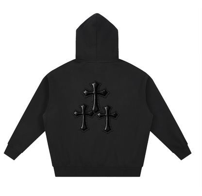 Essential Oversized Fleece Boxy Zip-Up