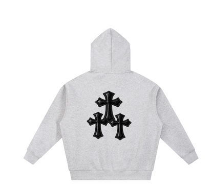 Essential Oversized Fleece Boxy Zip-Up