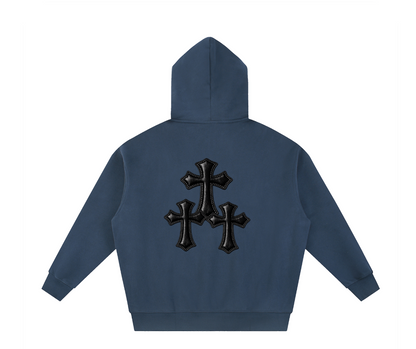 Essential Oversized Fleece Boxy Zip-Up