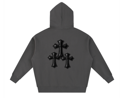 Essential Oversized Fleece Boxy Zip-Up