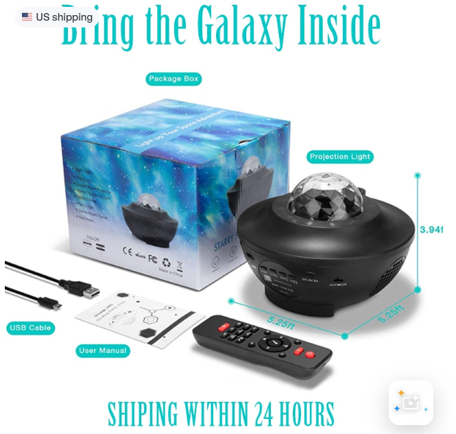 Galaxy LED Projector Light Color